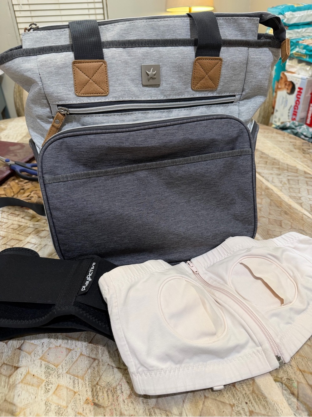 Mama Bundle- pump/diaper bag, pumping bra, SI Joint Belt/pregnancy belt
